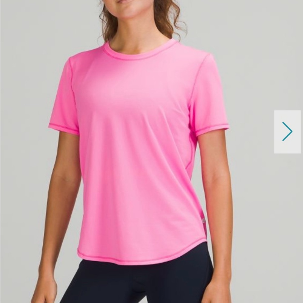 Lululemon High Neck Run & Train Tee